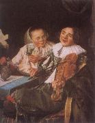 Carousing Couple